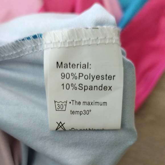 Pink and Blue Striped Sleeveless Dress - Picture 8 of 9